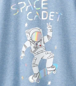 Best Hatley Boys Astronaut Skateboarder Graphic T-Shirt