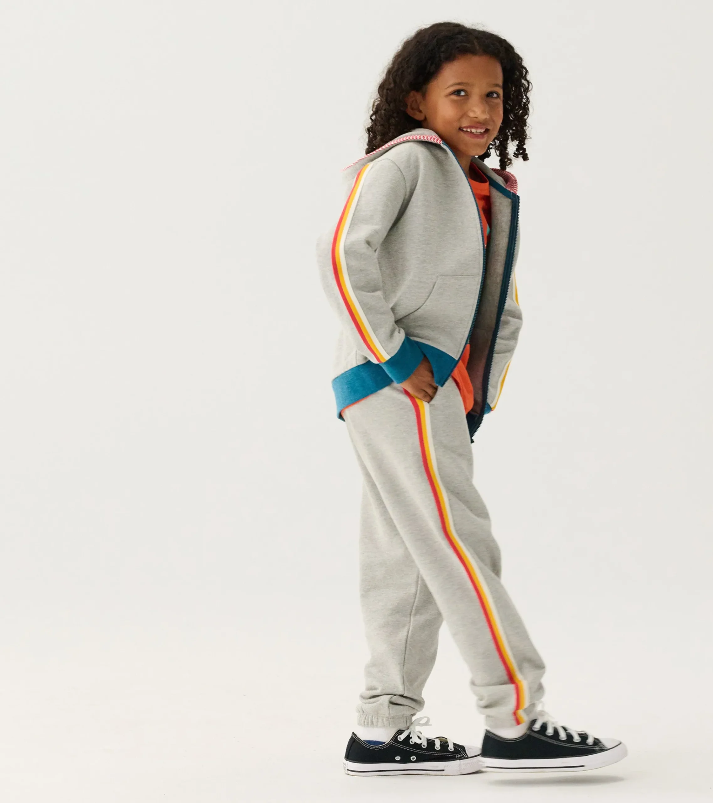 Outlet Hatley Boys Athletic Grey Baggy Track Pants