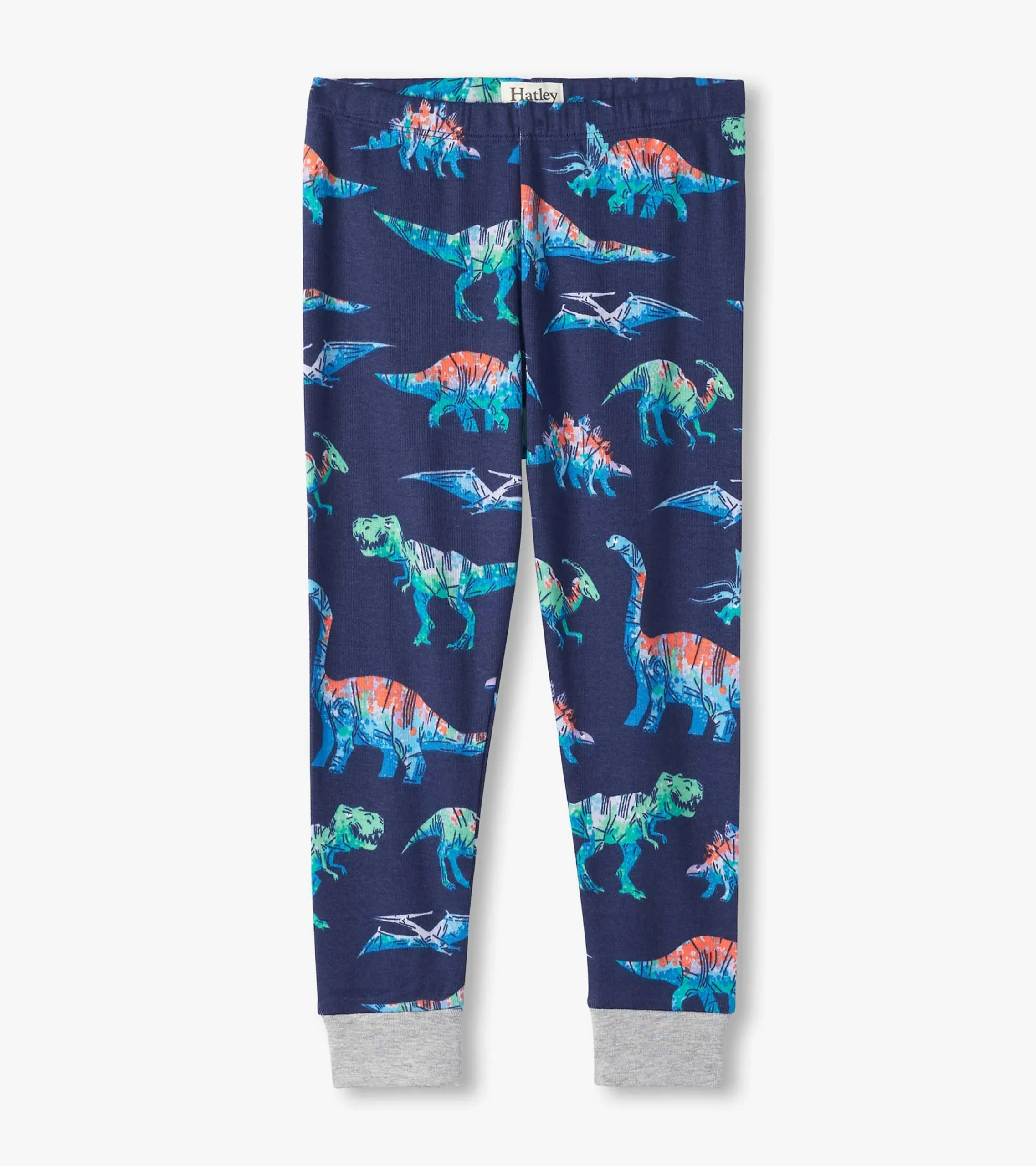 Best Hatley Boys Blue Dinos Organic Cotton Pajama Set