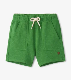 Hatley Boys Camp Green Relaxed Shorts
