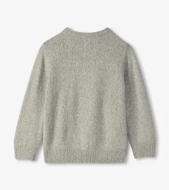 Clearance Hatley Boys Charcoal Bear Crew Neck Sweater