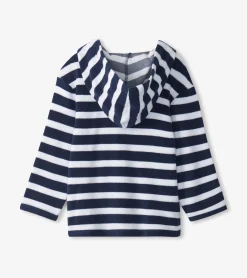 Sale Hatley Boys Deep Sea Stripes Terry Pullover Hoodie