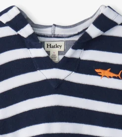 Sale Hatley Boys Deep Sea Stripes Terry Pullover Hoodie