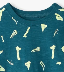 Outlet Hatley Boys Dino Fossils Glow in the Dark Graphic Tee