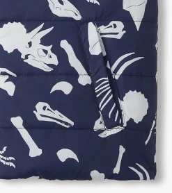 Hatley Boys Dino Fossils Reversible Quilted Vest