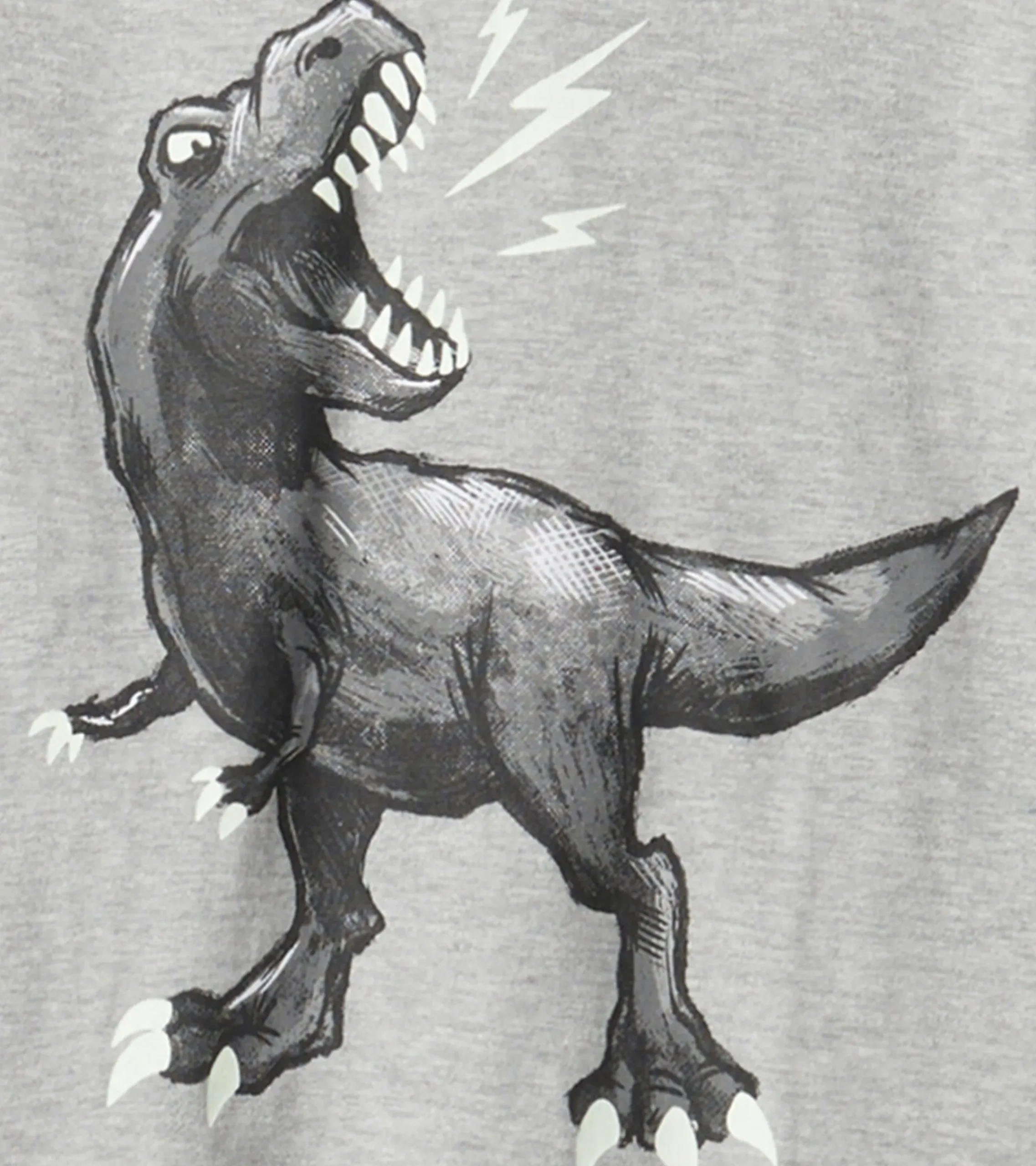 Hot Hatley Boys Dino Long Sleeve Hoodie Tee