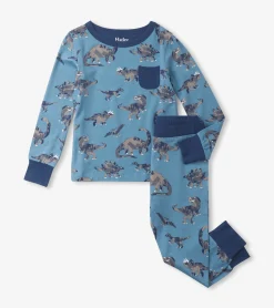 Outlet Hatley Boys Dinosaur Bamboo Pajama Set