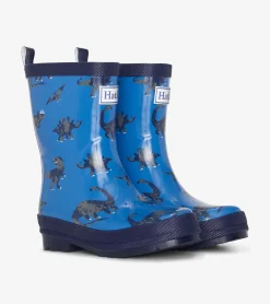 Best Hatley Boys Dinosaur Shiny Rain Boots