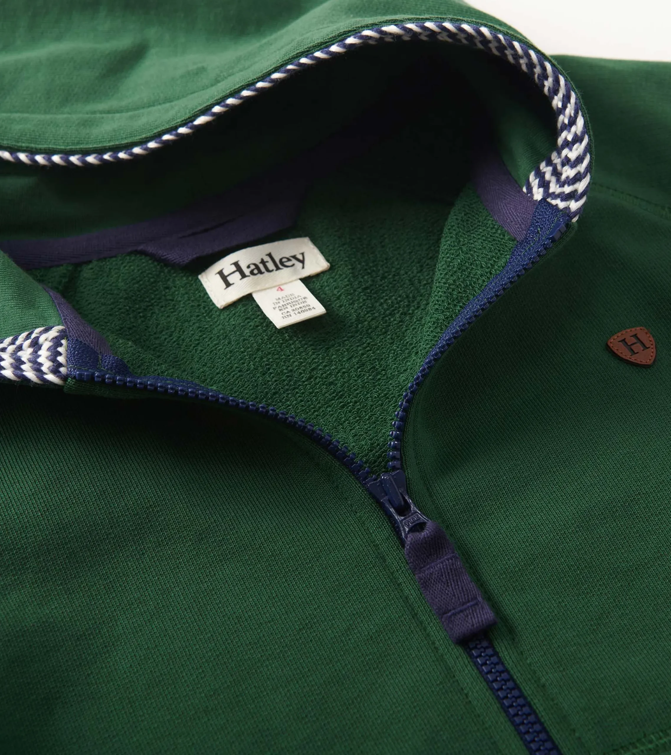 Best Hatley Boys Eden Green Zip-Up Hoodie