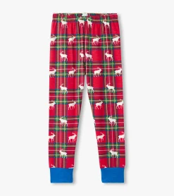 Hot Hatley Boys Elk Plaid Pajama Set