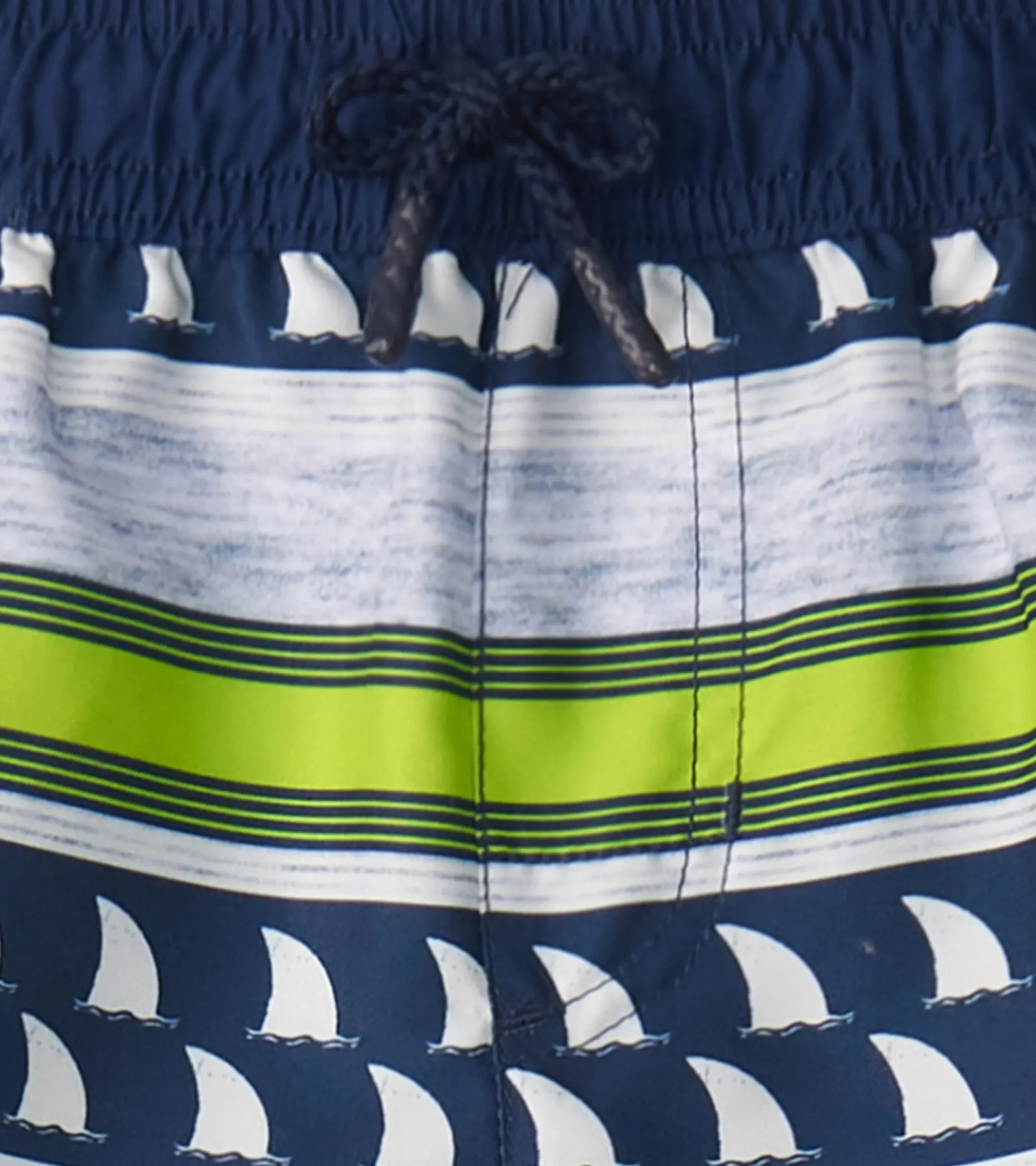 Sale Hatley Boys Fins and Stripes Swim Trunks