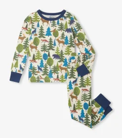 Discount Hatley Boys Forest Scene Pajama Set