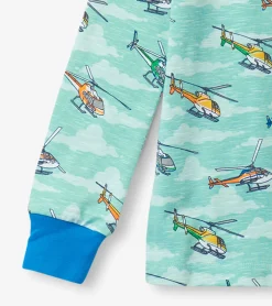 Online Hatley Boys Helicopters Pajama Set