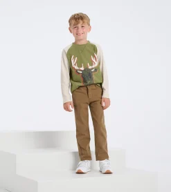 Outlet Hatley Boys Khaki Twill Pants