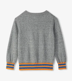New Hatley Boys Lightning Bolt V-Neck Sweater