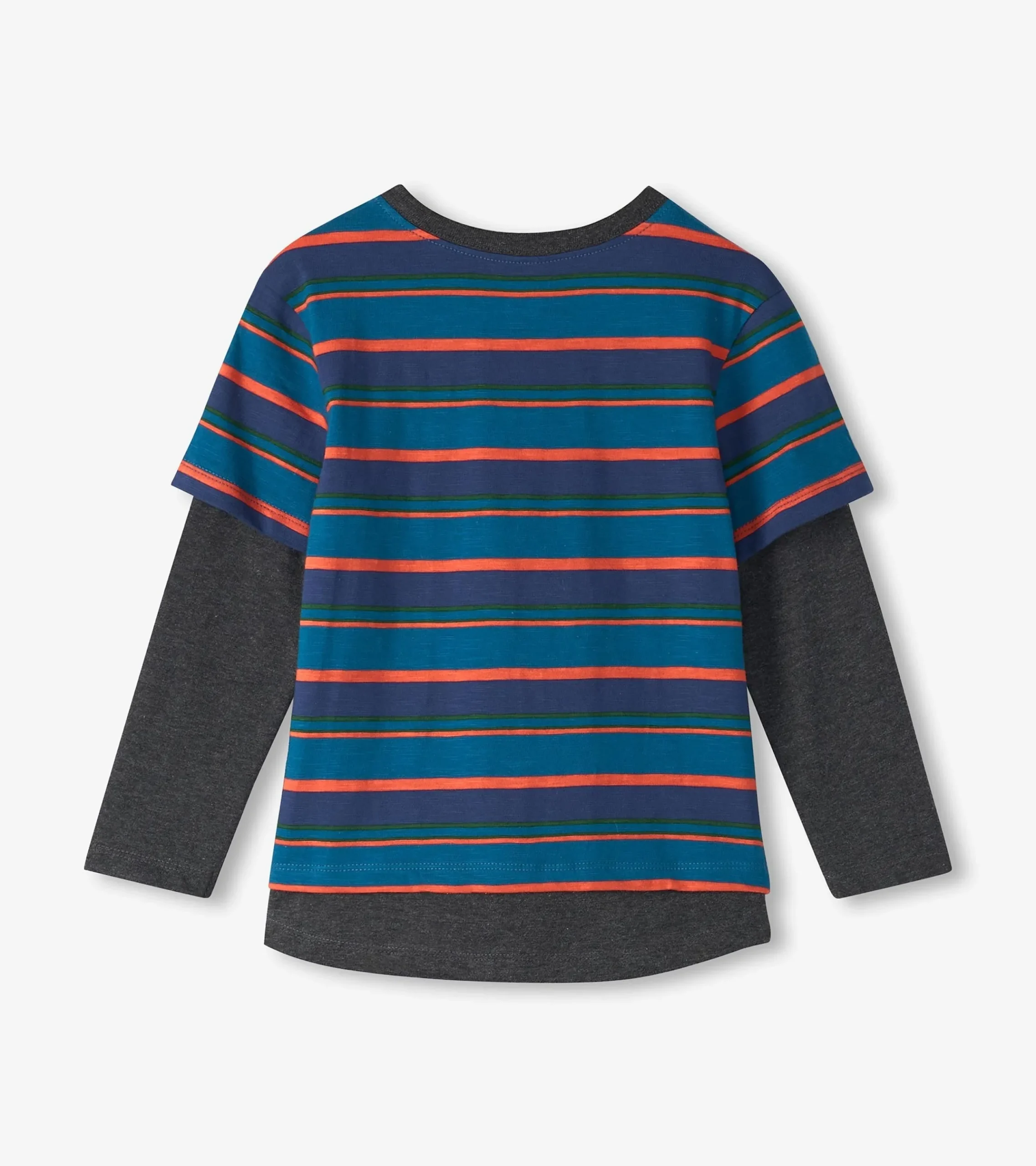 Clearance Hatley Boys Moroccan Blue Fooler Long Sleeve T-Shirt