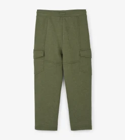 Hatley Boys Moss Melange Cargo Joggers
