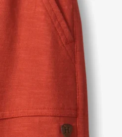 Outlet Hatley Boys Mountain Red Cozy Pants