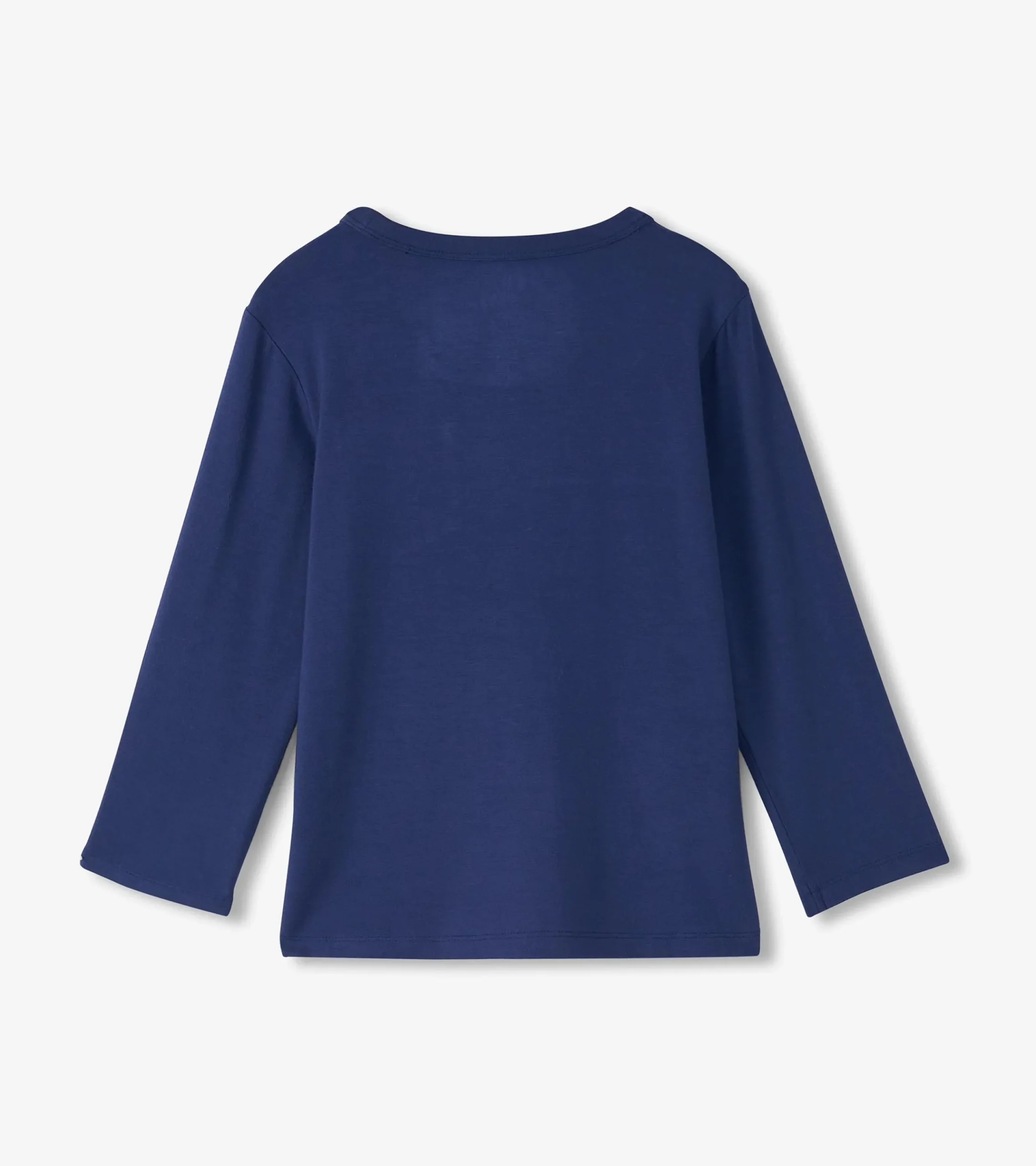 Hot Hatley Boys Patriot Blue Long Sleeve Bamboo T-Shirt