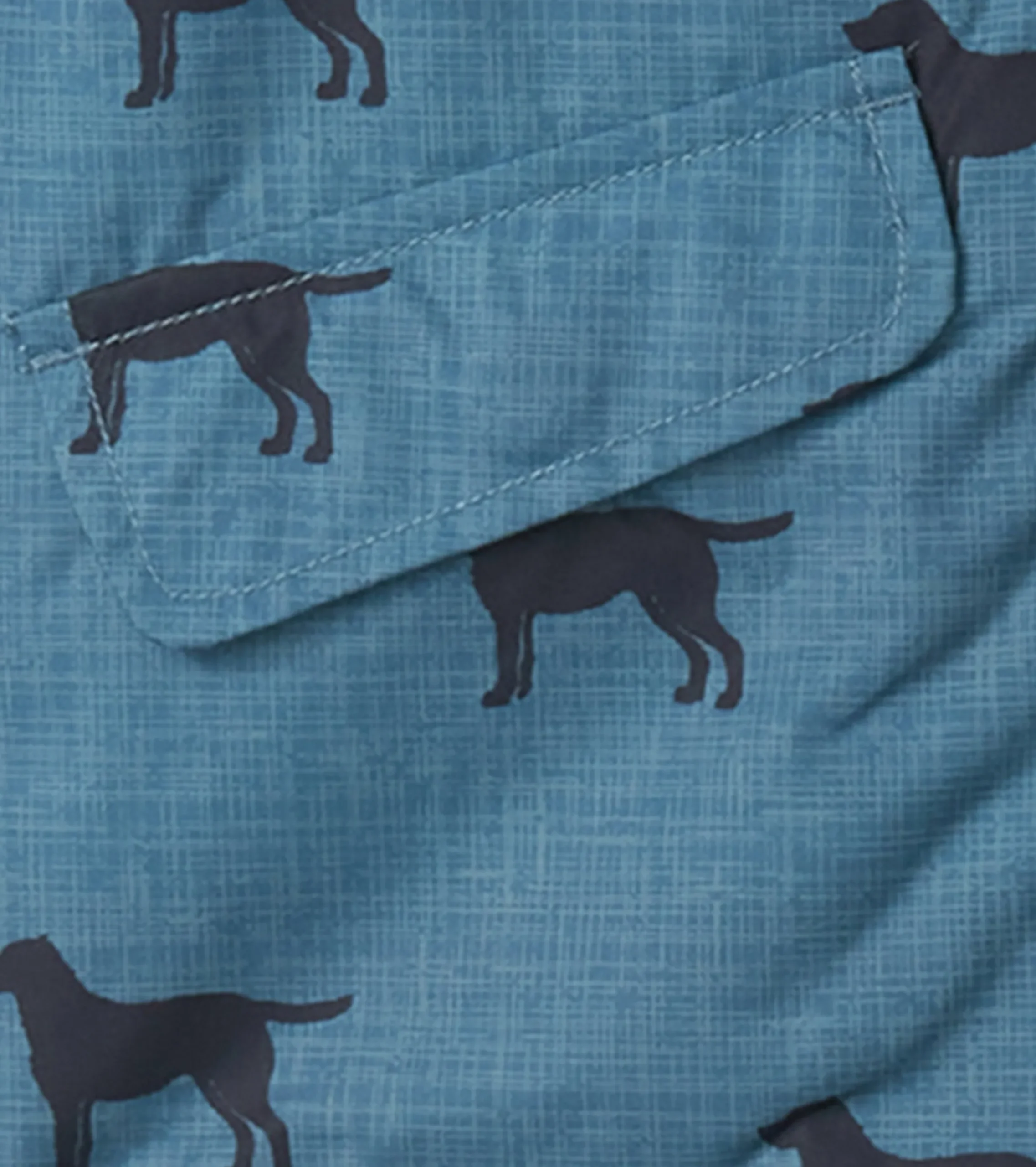 New Hatley Boys Preppy Dogs Zip-Up Lightweight Rain Jacket