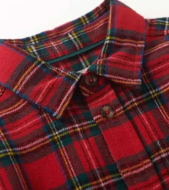 Hatley Boys Red Plaid Button Down Shirt