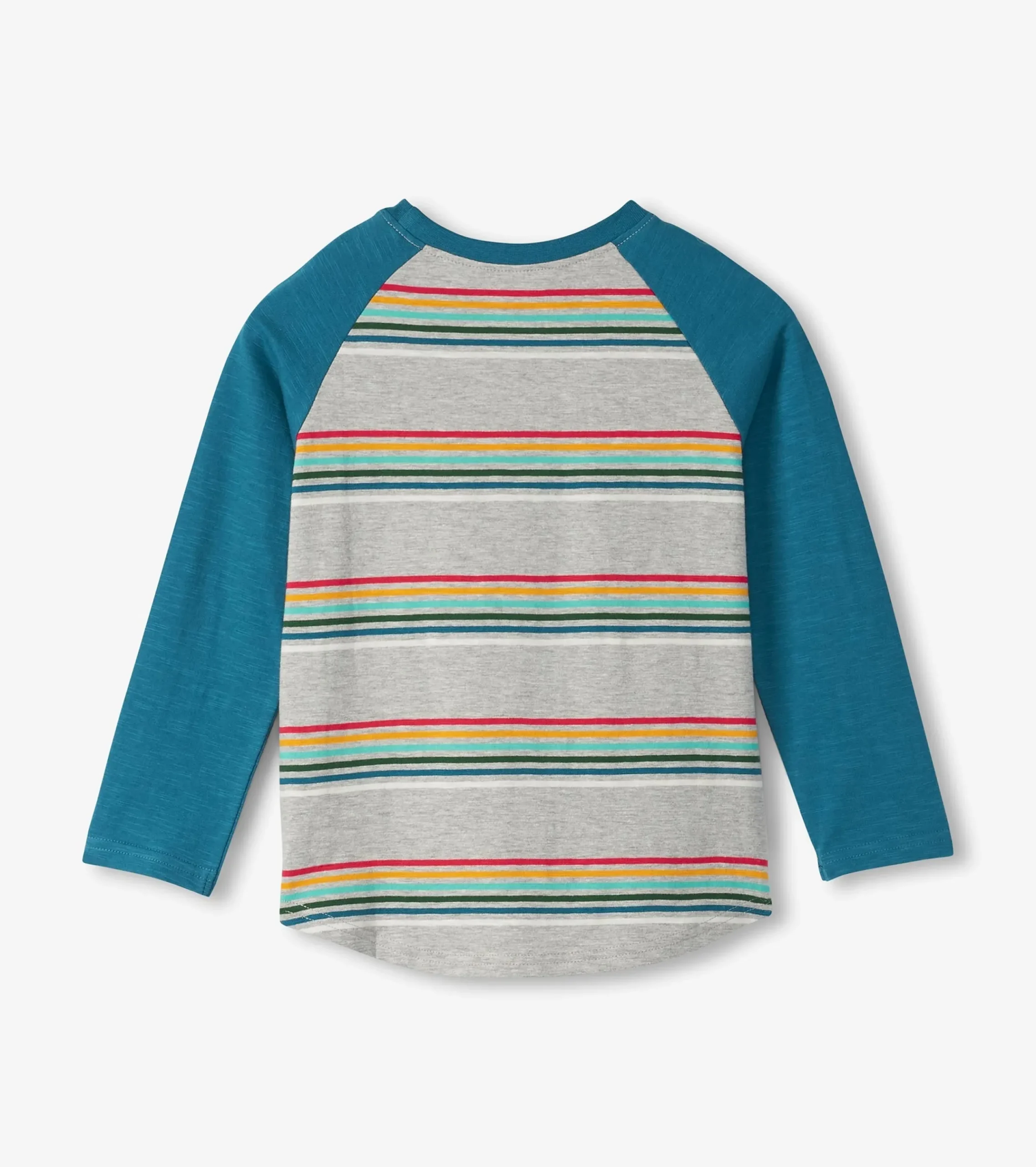 Outlet Hatley Boys Retro Stripes Long Sleeve Raglan T-Shirt
