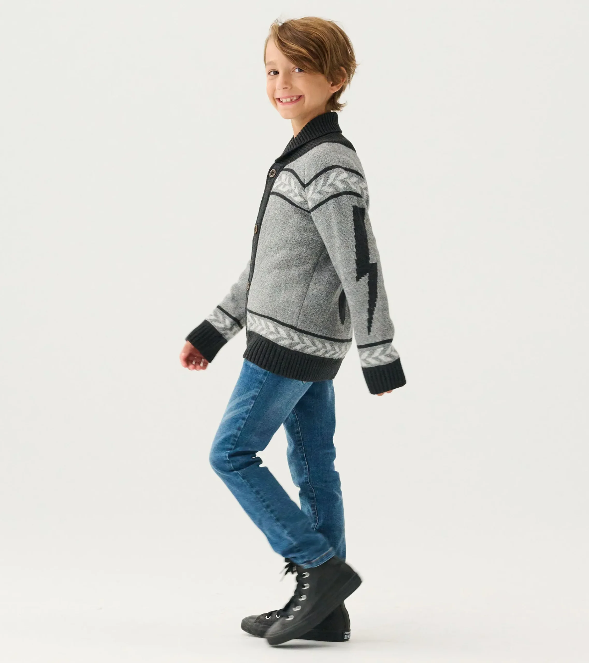 Sale Hatley Boys Rock & Roll Shawl Collar Cardigan