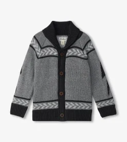Sale Hatley Boys Rock & Roll Shawl Collar Cardigan