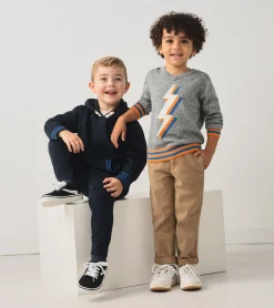 Hot Hatley Boys Salute French Terry Joggers