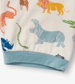 Sale Hatley Boys Scratchy Safari Bamboo Short Pajama Set