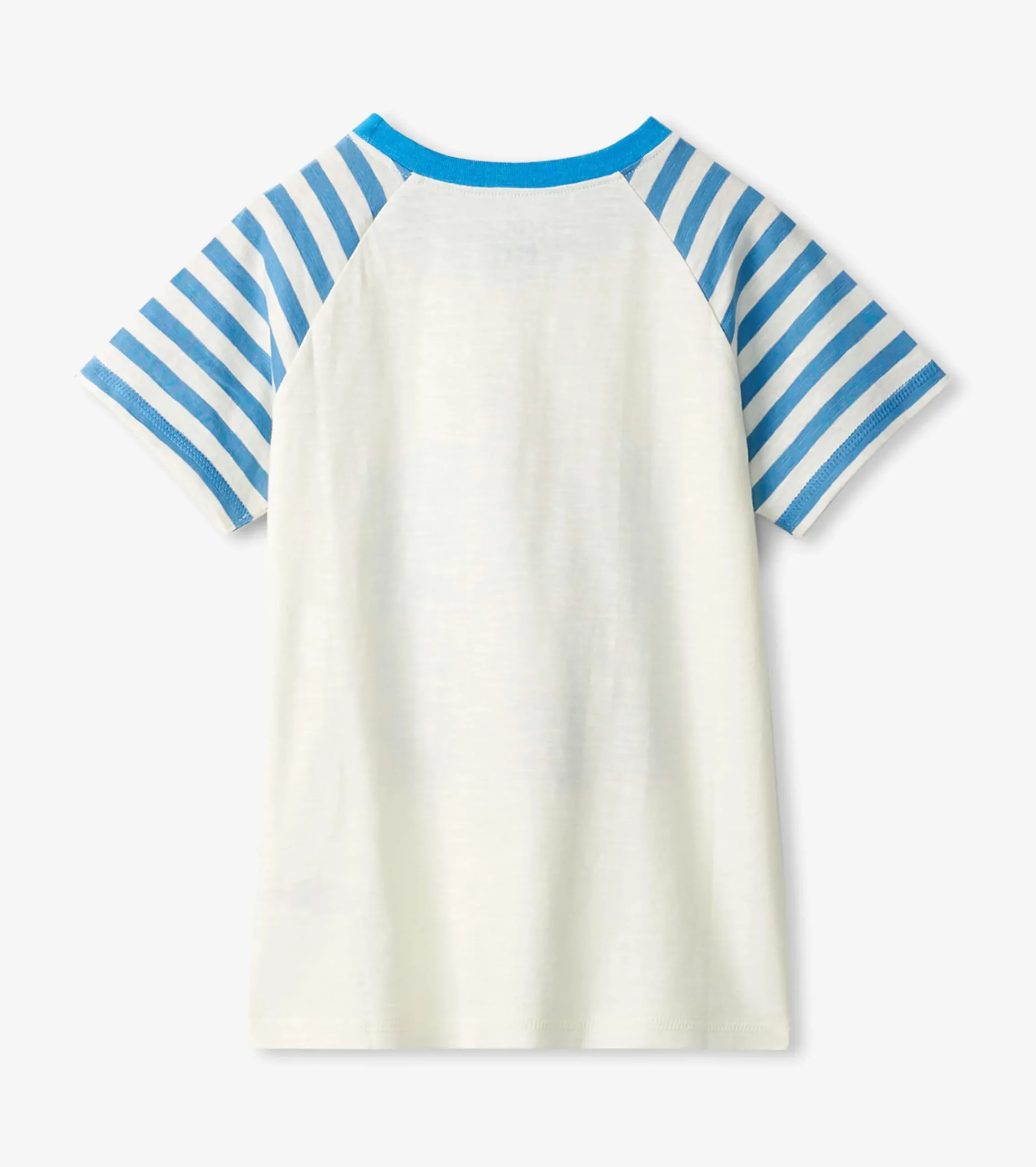 Clearance Hatley Boys Shark Fin Waves Raglan T-Shirt