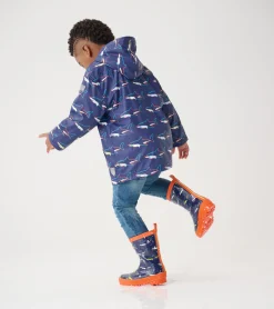 Sale Hatley Boys Shark Shiny Rain Boots