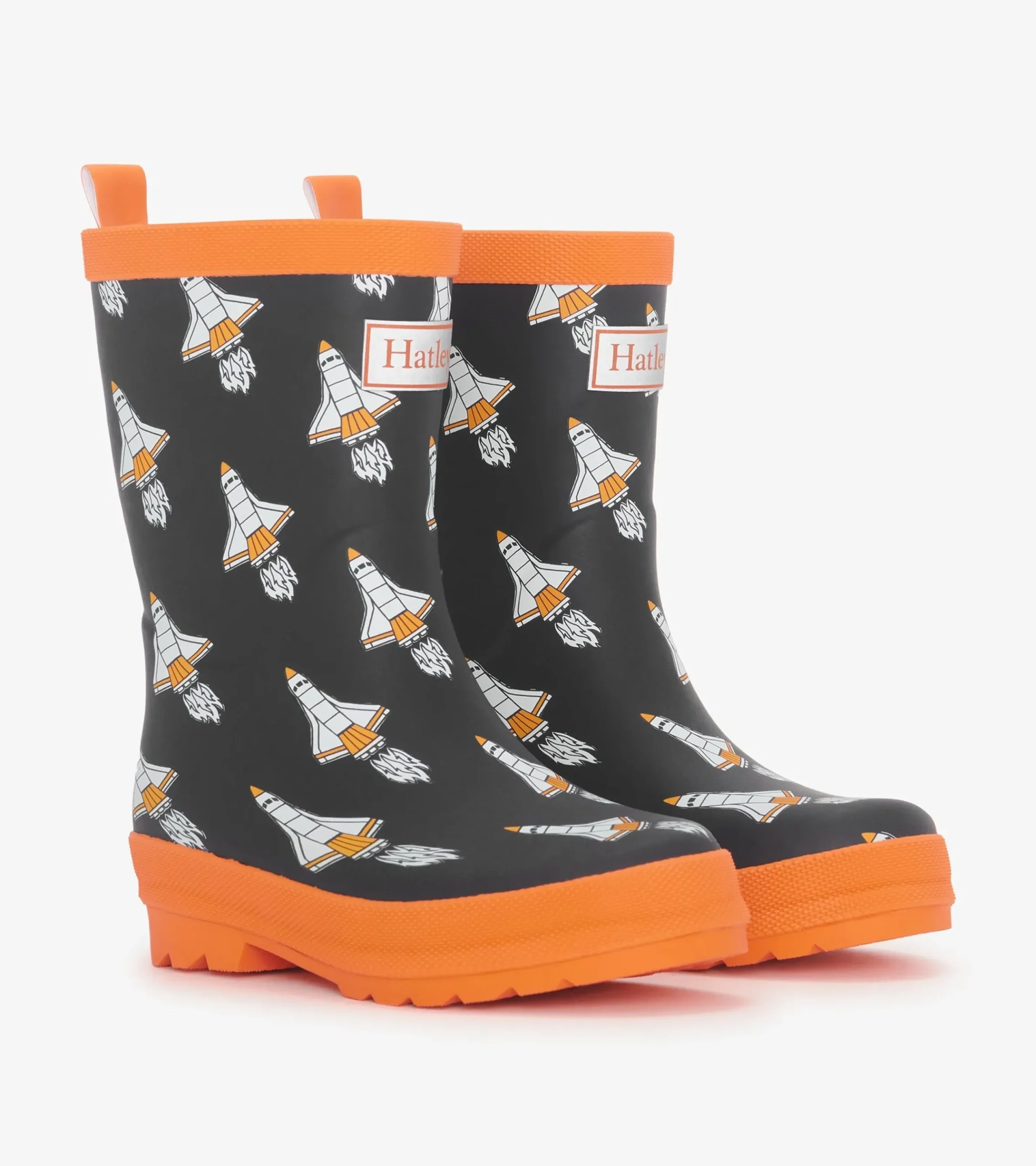 Clearance Hatley Boys Space Shuttles Matte Rain Boots
