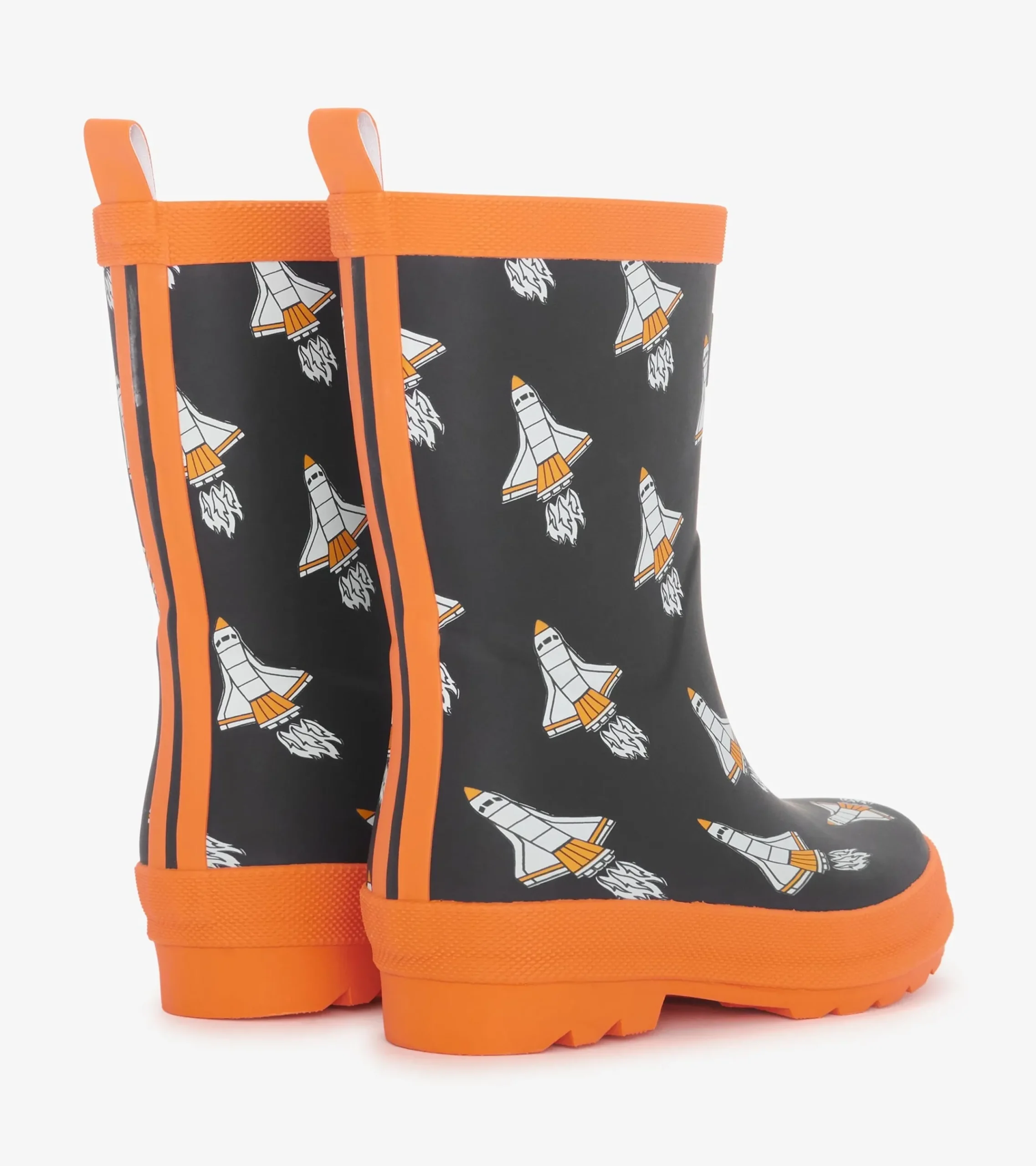 Clearance Hatley Boys Space Shuttles Matte Rain Boots