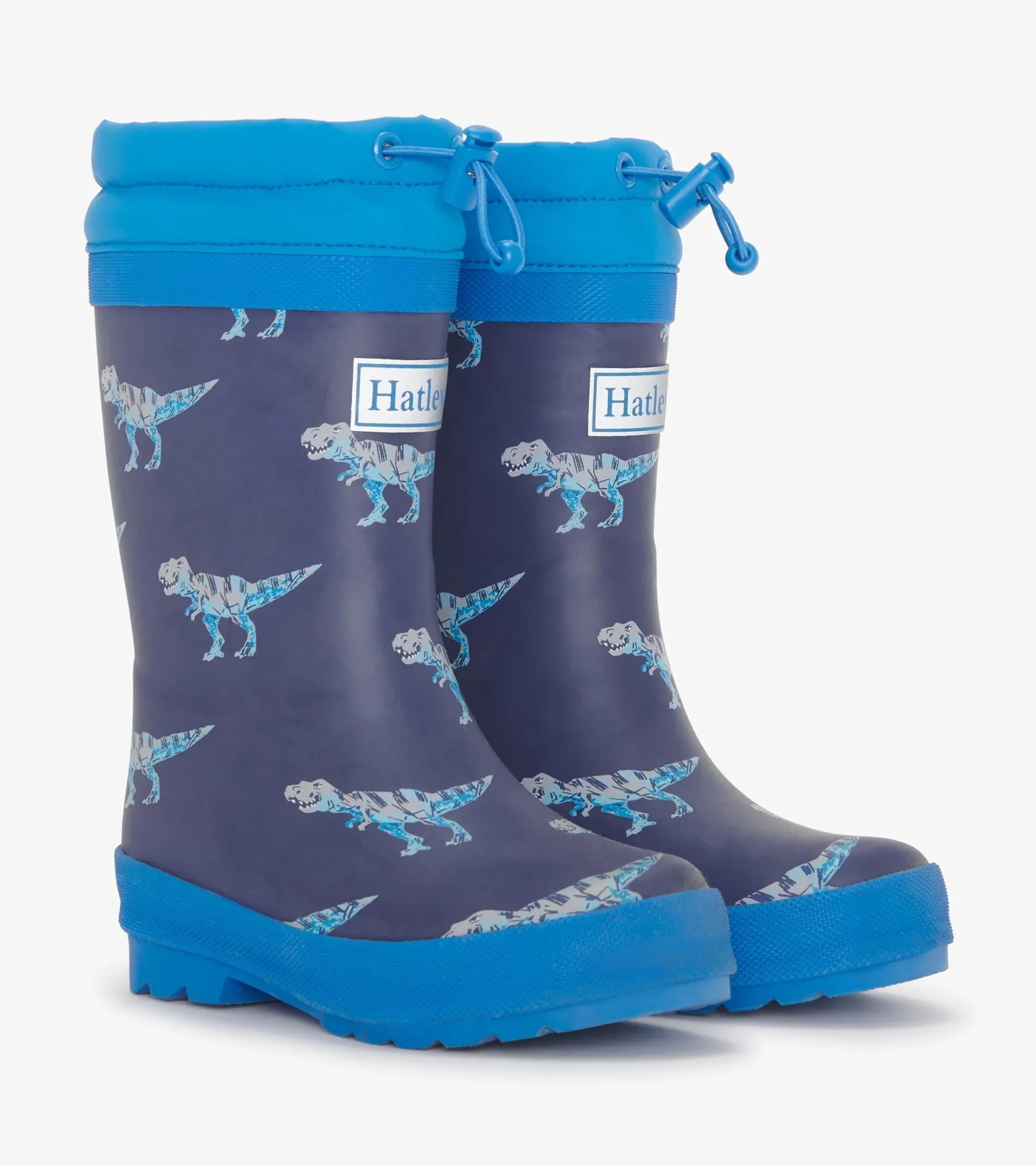 Outlet Hatley Boys T-Rex Attack Sherpa Lined Rain Boots