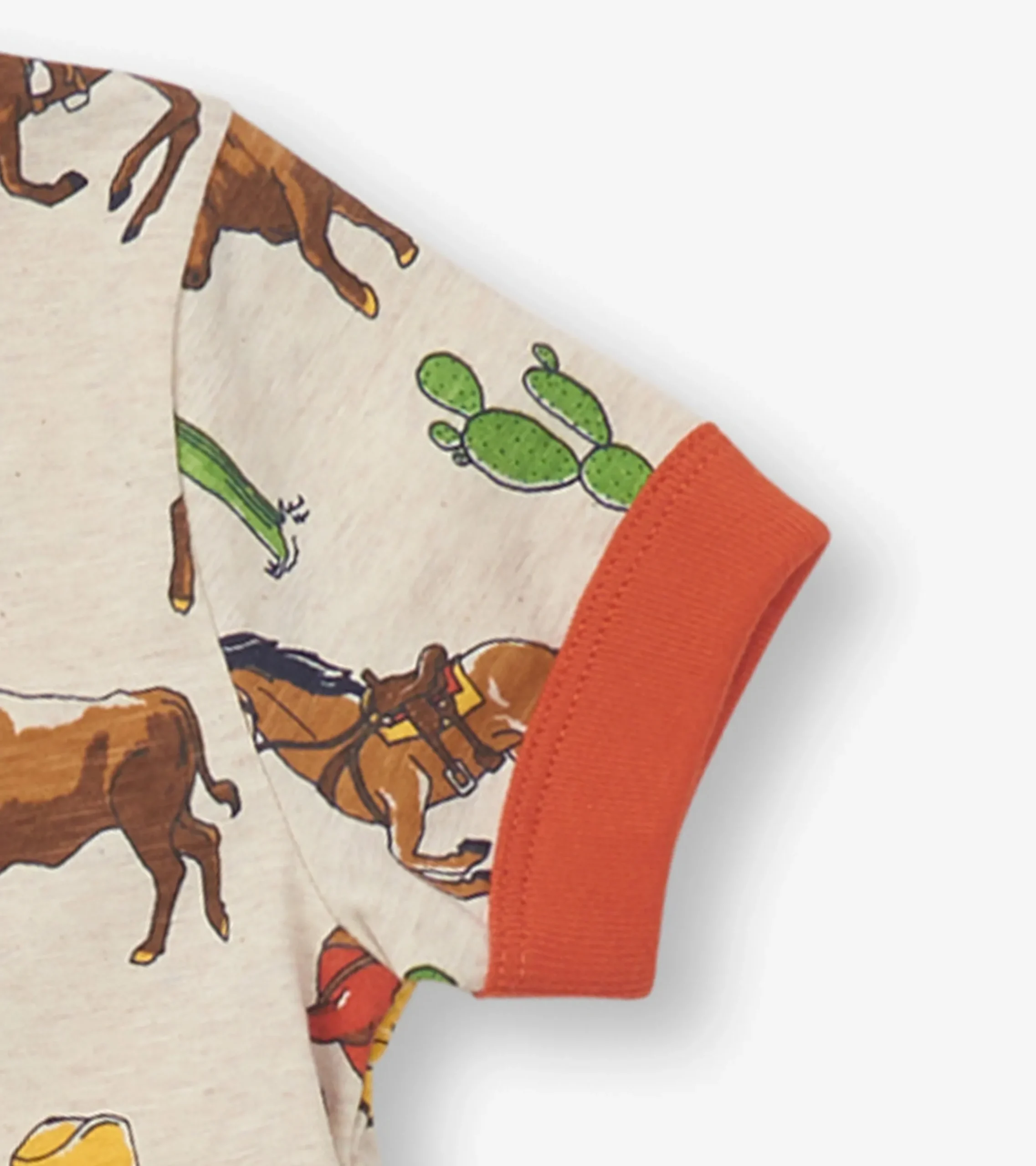 New Hatley Boys Vintage Rodeo Short Pajama Set
