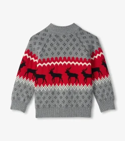 Discount Hatley Boys Winter Elks Mockneck Sweater