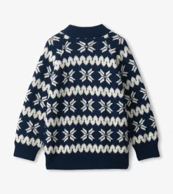 Outlet Hatley Boys Winter Knit Mock Neck Sweater