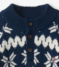 Outlet Hatley Boys Winter Knit Mock Neck Sweater