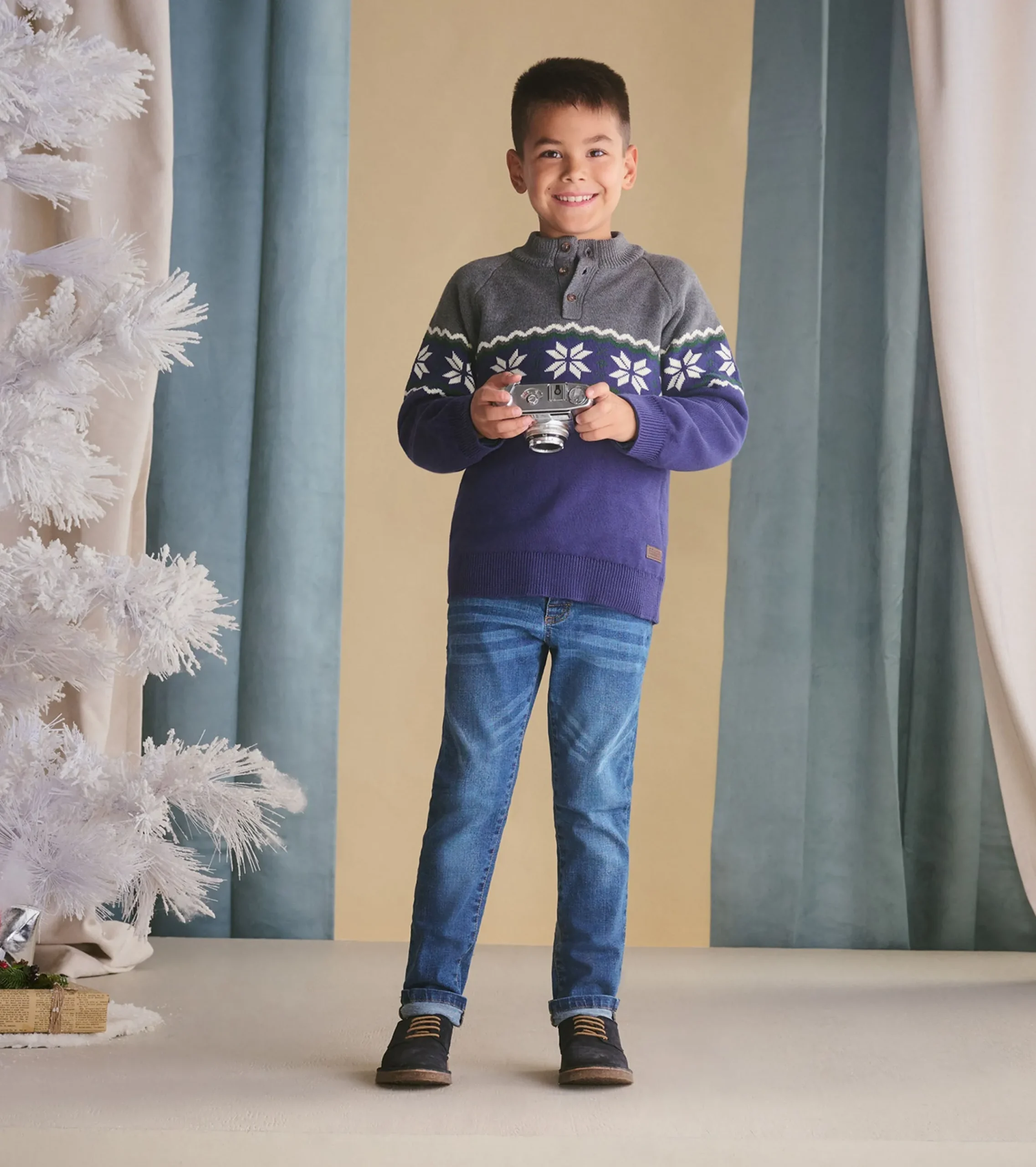 Best Hatley Boys Winter Knit Mockneck Sweater