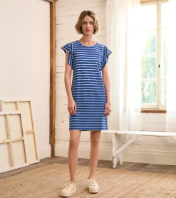 Sale Hatley Carlie Dress - Blue Quartz Stripes