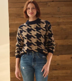 Online Hatley Carmi Pullover - Large Houndstooth