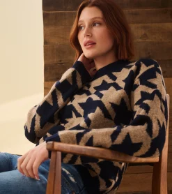 Online Hatley Carmi Pullover - Large Houndstooth