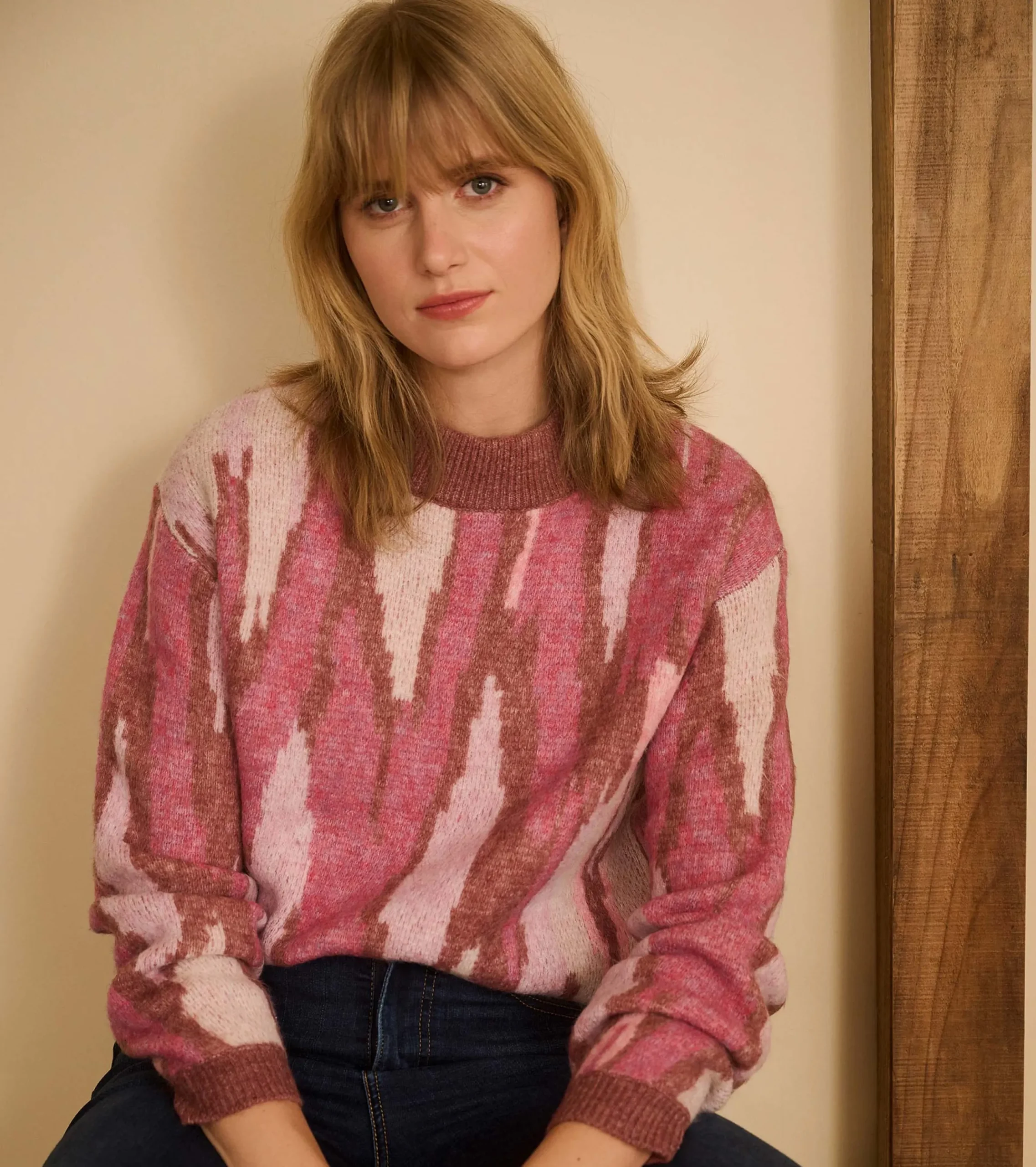 New Hatley Carmi Pullover - Russet Ikat