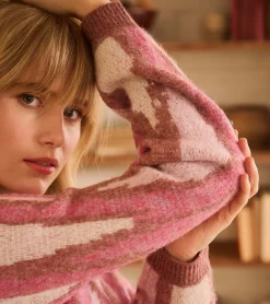 New Hatley Carmi Pullover - Russet Ikat