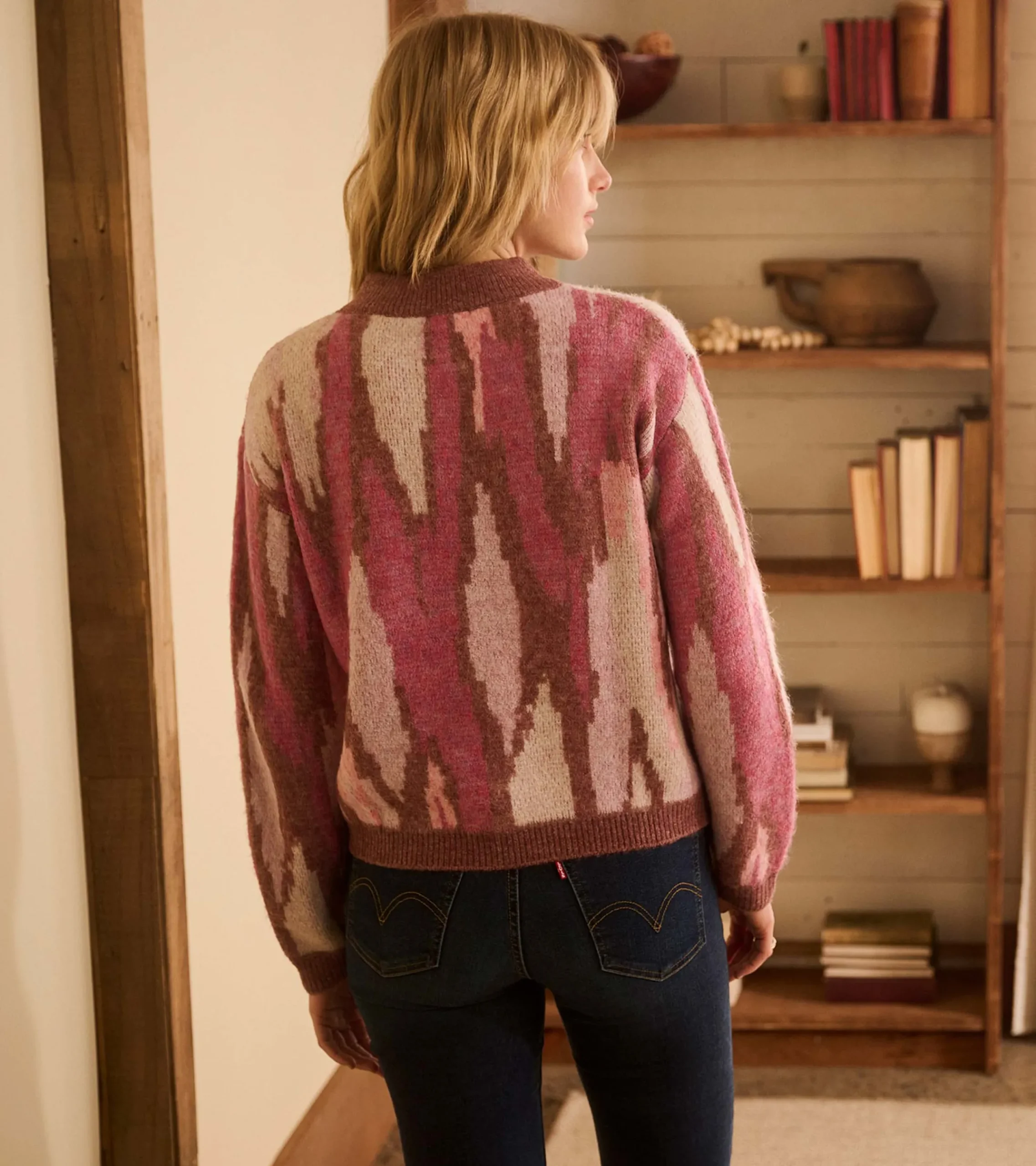 New Hatley Carmi Pullover - Russet Ikat