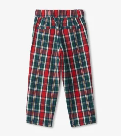 Clearance Hatley Christmas Plaid Straight Leg Pants