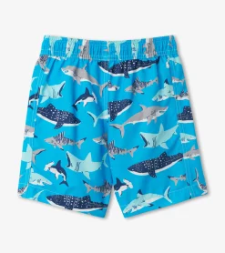 Clearance Hatley Deep Sea Sharks Swim Trunks
