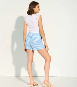Outlet Hatley Everywhere Shorts - French Blue Stripes