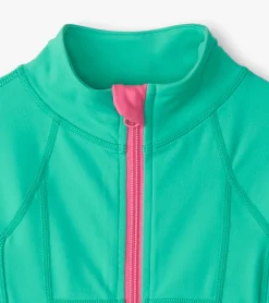 Hatley Girls Aqua Green Active Jacket